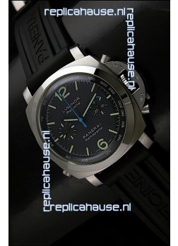 Panerai Luminor Regatta Swiss Replica Watch Rubber Strap - 1:1 Mirror Replica