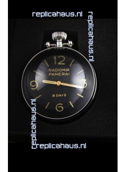 Panerai Radiomir 8 Days PAM581 Table Clock Swiss Watch with Box and Watch Stand