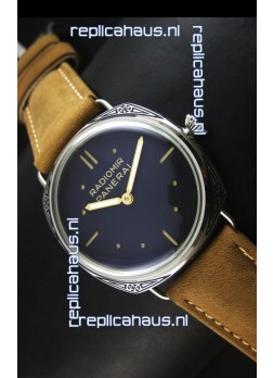 Panerai Radiomir PAM425 Floral engraved Case in Stainless Steel Case