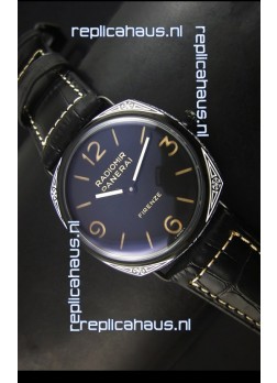 Panerai Radiomir PAM604 3 Days DLC Coated Swiss Watch with Unitas Movement