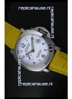 Panerai Luminor Marina PAM49 40MM Swiss Watch - Yellow Strap