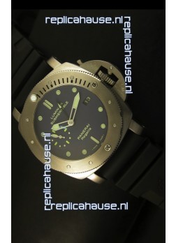 Panerai Luminor PAM371 Submersible GMT Titanium - 1:1 Mirror Replica Watch