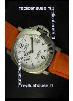 Panerai Luminor Marina PAM49 40MM Swiss Watch - Orange Strap
