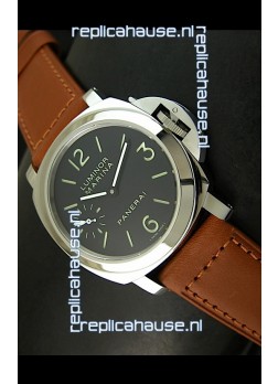 Panerai Luminor PAM111 Swiss Replica Watch - SuperLume Hour Sandwich Dial Markers