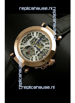 Cartier Ronde De Ladies Replica Watch in Decorated Skeleton Dial