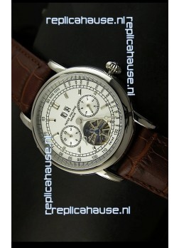 Patek Philippe Complications Tourbillon Japanese Replica Watch in Steel