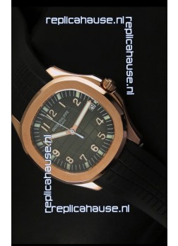 Patek Philippe Aquanaut Rose Gold in Grey Dial Watch - 1:1 Mirror Replica