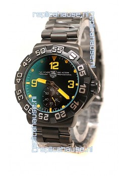Tag Heuer Professional Formula 1 Japanese Replica Watch in Black Dial