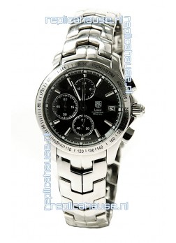 Tag Heuer Link 200 Meters Japanese Replica Quartz Watch in Black Dial
