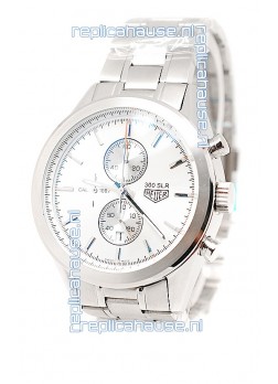 Tag Heuer Carrera Cal. 1887 Chronograph Japanese Watch in White Dial