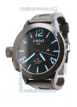 U-Boat Classico Japanese Replica PVD Watch in Blue Markers