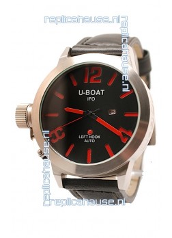 U-Boat Classico Japanese Replica Watch in Red Markers