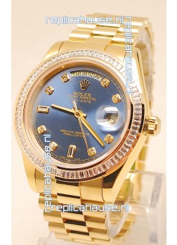 Rolex Day Date II Gold Japanese Replica Watch