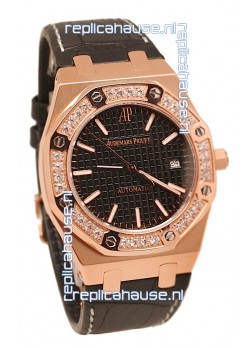 Audemars Piguet Royal Oak 18K Pink Gold Swiss Watch