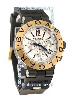 Bvlgari Scuba Swiss Body Japanese Watch in White Dial