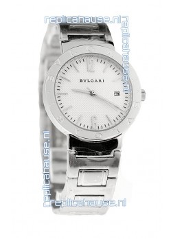 Bvlgari Quartz Japanese Watch in Silver Dial