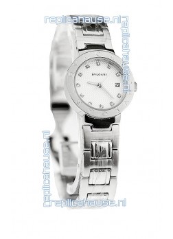 Bvlgari Quartz Japanese Watch in Diamond Markers