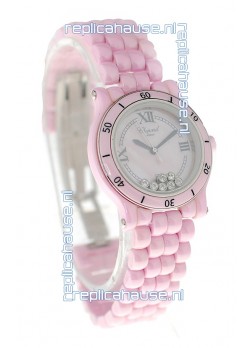 Chopard Happy Sport Ladies Japanese Pink Watch