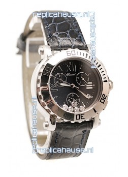 Chopard Happy Sport Ladies Swiss Watch in Black Dial