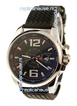 Chopard 1000 Miglia GT XL GMT Japanese Replica Watch in Black Dial