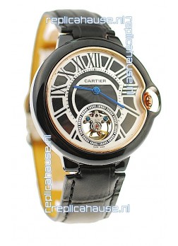 Ballon Bleu De Cartier flying Tourbillon Japanese Replica Watch 