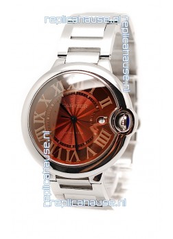 Ballon De Cartier Swiss Replica Watch in Brown Dial