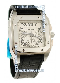 Cartier Santos 100 Swiss Chronograph Watch