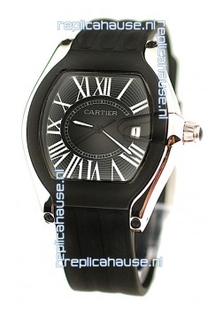 Cartier Roadster Japanese Replica Watch in Black