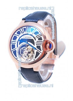 Cartier Ballon de Bleu Flying Tourbillon Swiss Rose Gold Watch