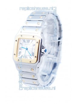 Cartier Santos 100 Two Tone Replica Watch