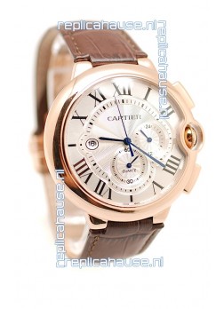 Ballon Blue De Cartier Swiss Replica Gold Watch