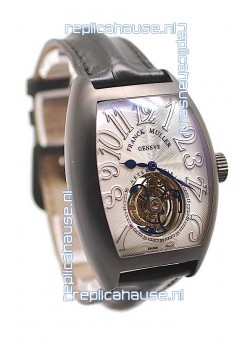 Franck Muller Aeternitas Tourbillon Swiss Replica PVD Watch in White Markers