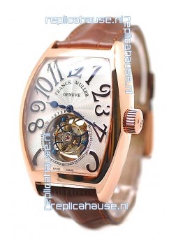Franck Muller Aeternitas Tourbillon Swiss Replica Gold Watch 