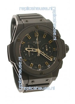Hublot Big Bang King Power All Black Swiss Watch Ceramic Case