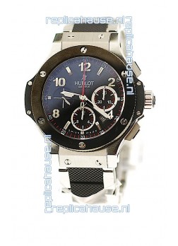 Hublot Big Bang Swiss Replica Watch in Steel/Rubber Strap