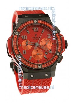 Hublot Big Bang Black Spinelle Red Tutti Fruitti Swiss Watch