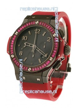 Hublot Black Big Bang Red Tutti Frutti Swiss Replica Watch