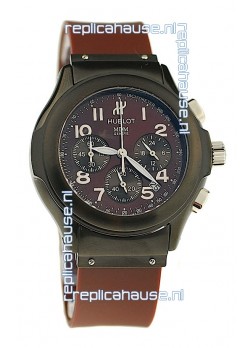 Hublot MDM Chronograph Swiss Replica Watch in PVD Casing