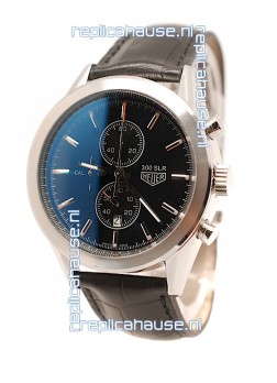 Tag Heuer Carrera Cal. 1887 Chronograph Japanese Watch in Black Strap