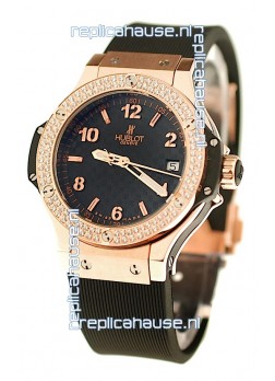 Hublot Big Bang Cappucino Carbon Face Swiss Replica Watch
