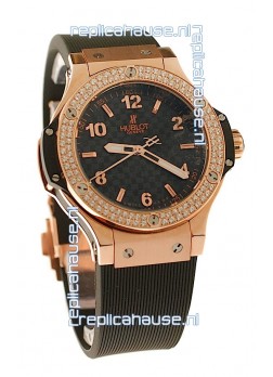 Hublot Big Bang Cappucino Carbon Face Swiss Replica Watch
