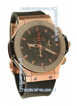 Hublot Rose Gold Aero Bang Swiss Replica Watch