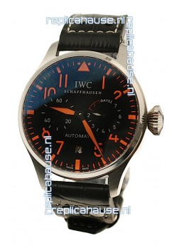 IWC Big Pilot Swiss Replica Watch in Orange Markers