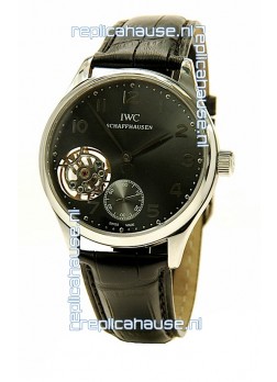 IWC Portuguese Tourbillon Swiss Replica Watch in Grey Dial