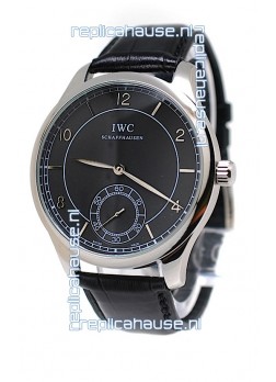 IWC Portugese Automatic Watch in Black Dial