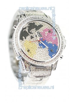 Jacob & Co Diamond Japanese Replica Watch in Multi Color Dial