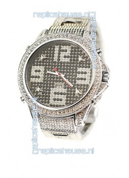 Jacob & Co Diamond Japanese Replica Watch in Big Arabic Markers