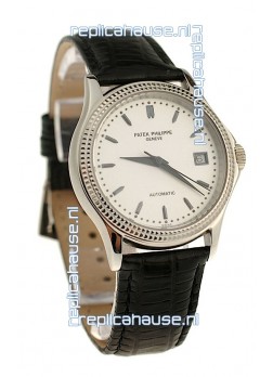 Patek Philippe Geneve Replica Watch in White Dial