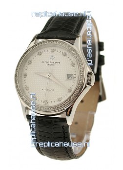 Patek Philippe Geneve Replica Watch in Diamond Bezel