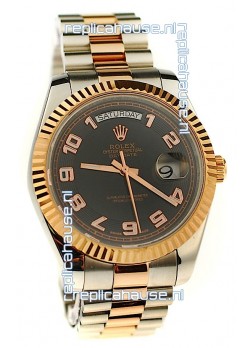Rolex Day Date Two Tone Japanese Replica Watch 